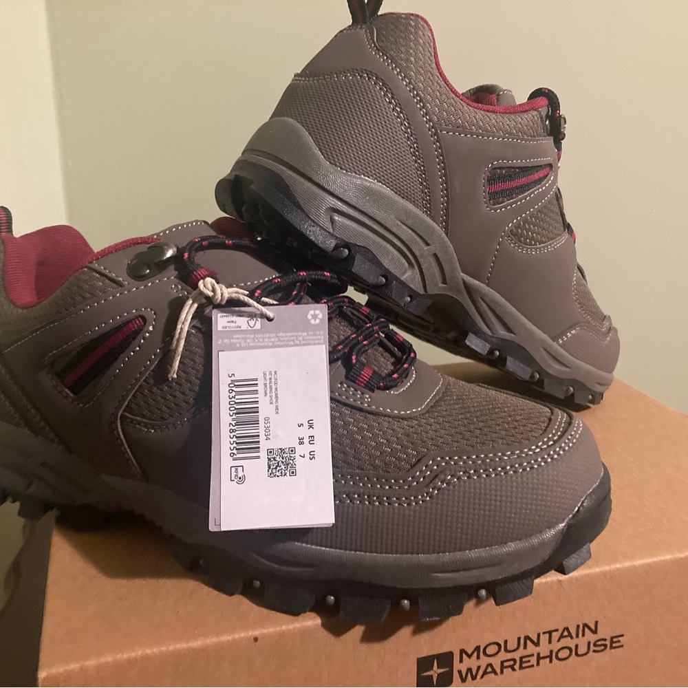 Mountain Warehouse Women's Athletic Shoes - Gray and Pink